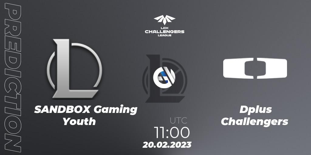 Prognoza SANDBOX Gaming Youth - Dplus Challengers. 20.02.2023 at 10:00, LoL, LCK Challengers League 2023 Spring