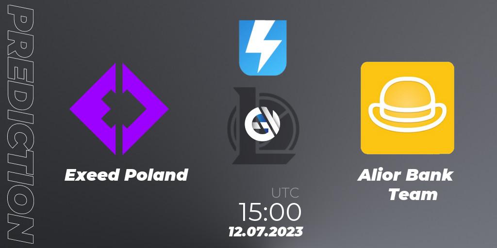 Prognoza Exeed Poland - Alior Bank Team. 20.06.2023 at 16:00, LoL, Ultraliga Season 10 2023 Regular Season