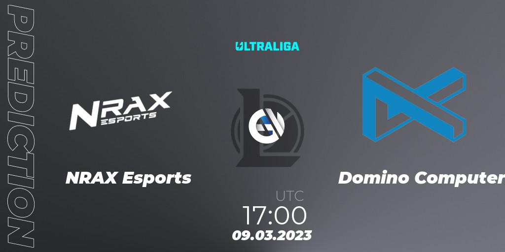 Prognoza NRAX Esports - Domino Computer. 09.03.2023 at 17:30, LoL, Ultraliga 2nd Division Season 6