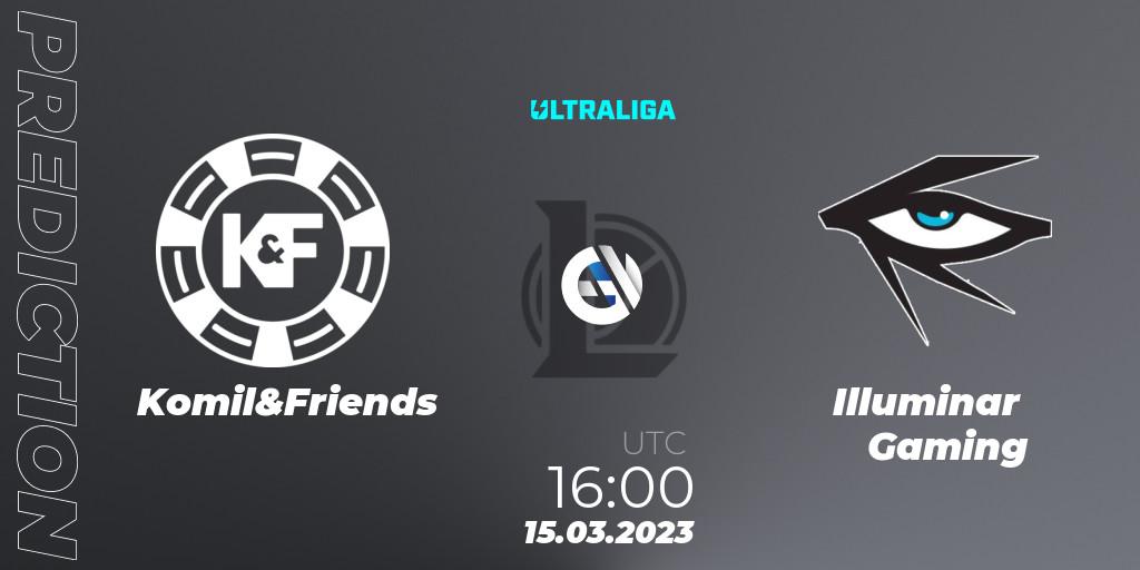 Prognoza Komil&Friends - Illuminar Gaming. 08.03.2023 at 16:00, LoL, Ultraliga Season 9 - Group Stage