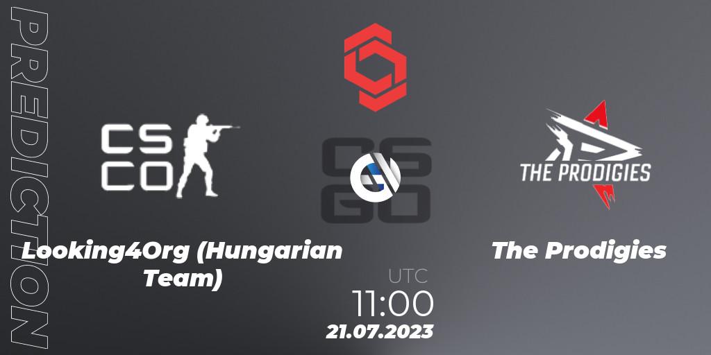 Prognoza Looking4Org (Hungarian Team) - The Prodigies. 21.07.2023 at 11:00, Counter-Strike (CS2), CCT Central Europe Series #7: Closed Qualifier