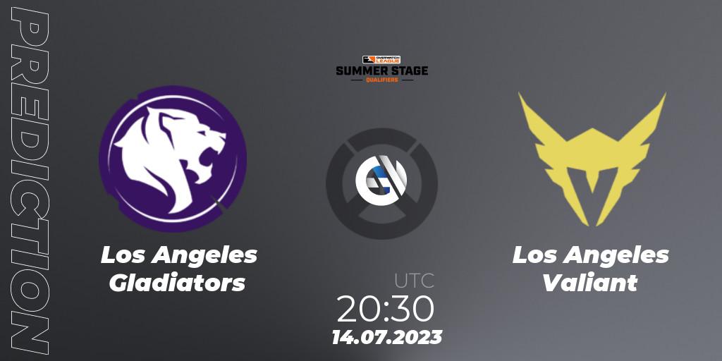 Prognoza Los Angeles Gladiators - Los Angeles Valiant. 14.07.23, Overwatch, Overwatch League 2023 - Summer Stage Qualifiers