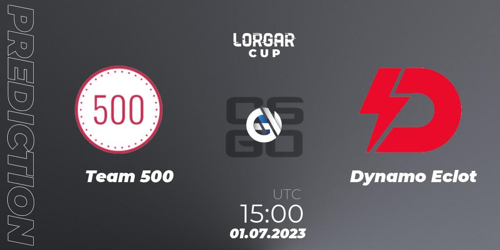 Prognoza Team 500 - Dynamo Eclot. 01.07.2023 at 15:00, Counter-Strike (CS2), Lorgar Cup