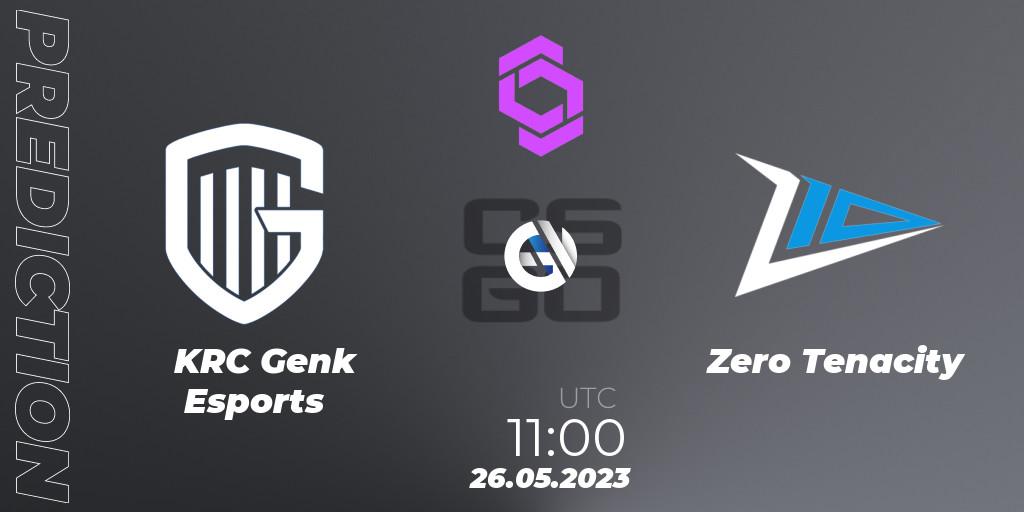 Prognoza KRC Genk Esports - Zero Tenacity. 26.05.2023 at 11:00, Counter-Strike (CS2), CCT West Europe Series 4 Closed Qualifier