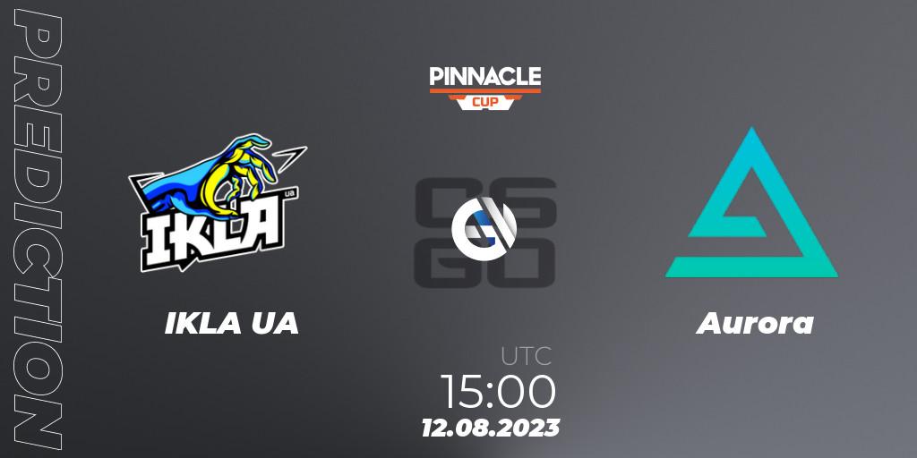 Prognoza IKLA UA - Aurora. 12.08.2023 at 15:00, Counter-Strike (CS2), Pinnacle Cup V