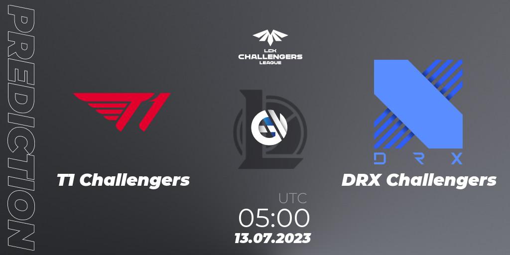 Prognoza T1 Challengers - DRX Challengers. 13.07.23, LoL, LCK Challengers League 2023 Summer - Group Stage