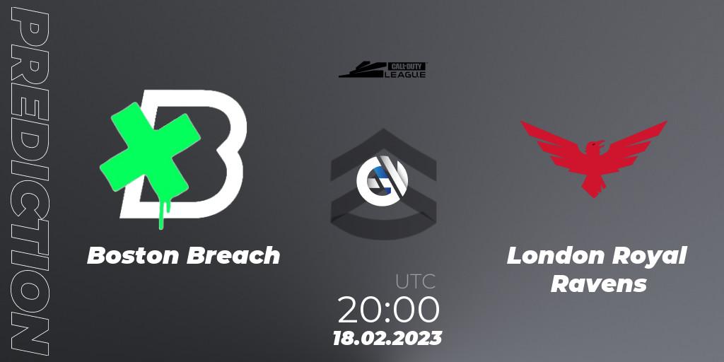 Prognoza Boston Breach - London Royal Ravens. 18.02.2023 at 20:00, Call of Duty, Call of Duty League 2023: Stage 3 Major Qualifiers