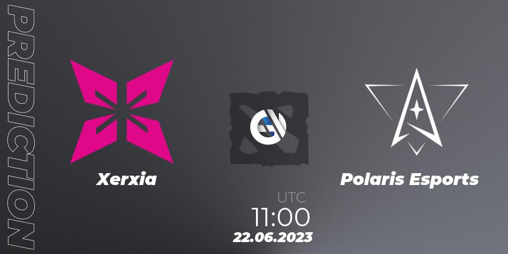Prognoza Xerxia - Polaris Esports. 22.06.23, Dota 2, 1XPLORE Asia #1