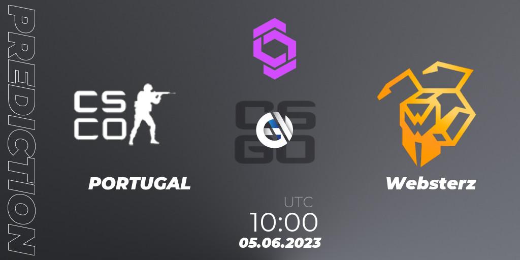 Prognoza PORTUGAL - Websterz. 05.06.2023 at 10:00, Counter-Strike (CS2), CCT West Europe Series 4