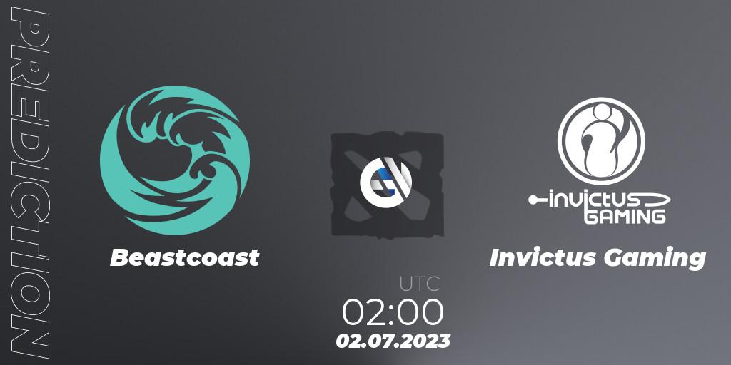 Prognoza Beastcoast - Invictus Gaming. 02.07.2023 at 02:40, Dota 2, Bali Major 2023 - Group Stage