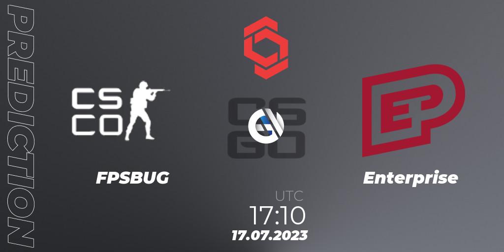 Prognoza FPSBUG - Enterprise. 17.07.2023 at 17:10, Counter-Strike (CS2), CCT Central Europe Series #7: Closed Qualifier