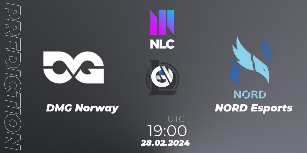 Prognoza DMG Norway - NORD Esports. 28.02.2024 at 19:00, LoL, NLC 1st Division Spring 2024