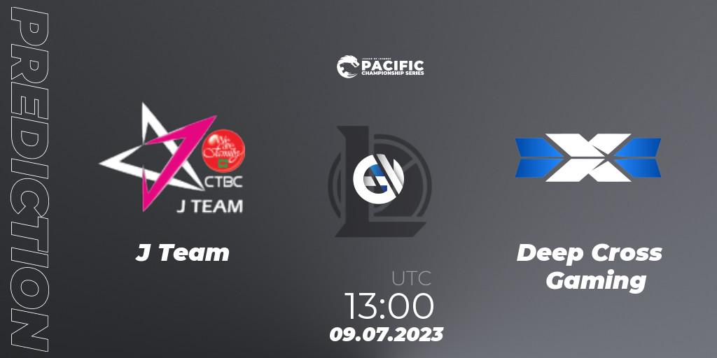 Prognoza J Team - Deep Cross Gaming. 09.07.2023 at 13:00, LoL, PACIFIC Championship series Group Stage