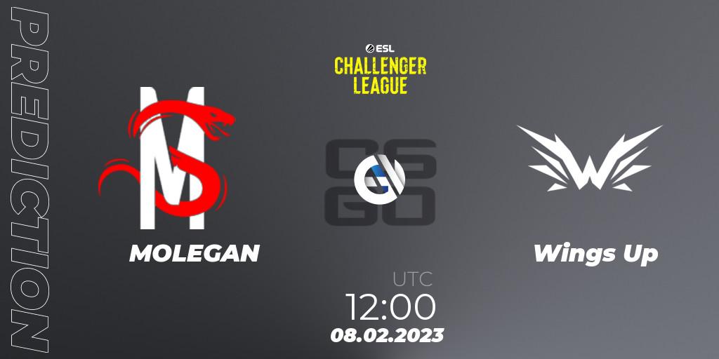 Prognoza MOLEGAN - Wings Up. 08.02.23, CS2 (CS:GO), ESL Challenger League Season 44: Asia-Pacific