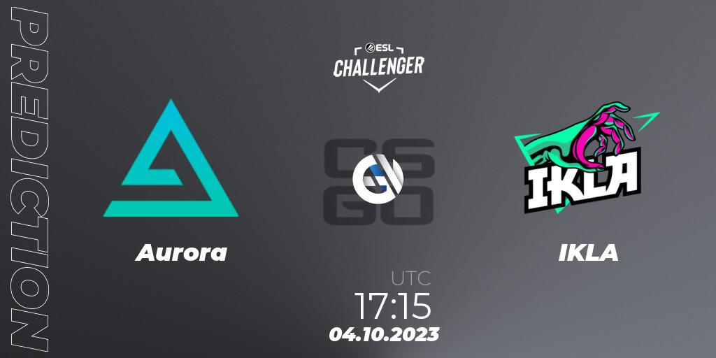 Prognoza Aurora - IKLA. 04.10.2023 at 17:15, Counter-Strike (CS2), ESL Challenger at DreamHack Winter 2023: European Open Qualifier