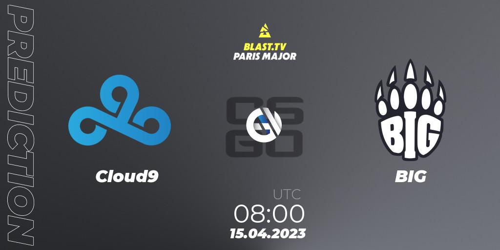 Prognoza Cloud9 - BIG. 15.04.2023 at 08:00, Counter-Strike (CS2), BLAST.tv Paris Major 2023 Challengers Stage Europe Last Chance Qualifier