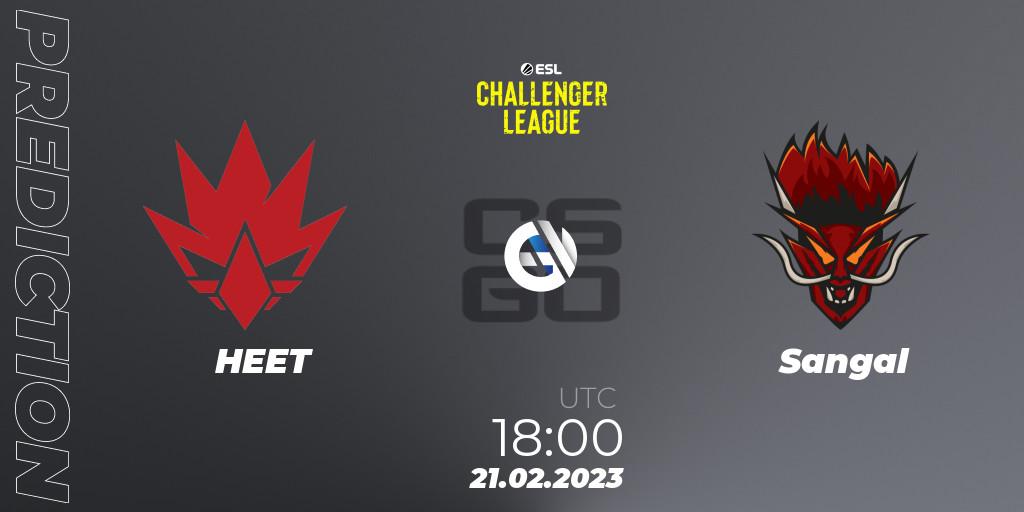 Prognoza HEET - Sangal. 28.02.23, CS2 (CS:GO), ESL Challenger League Season 44: Europe