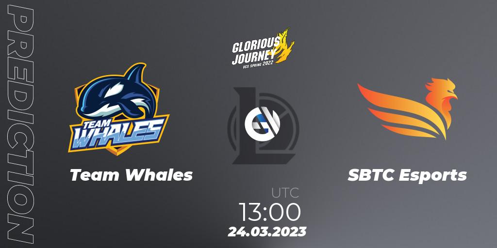 Prognoza Team Whales - SBTC Esports. 24.03.2023 at 12:00, LoL, VCS Spring 2023 - Group Stage