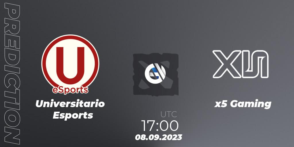 Prognoza Universitario Esports - x5 Gaming. 08.09.2023 at 17:01, Dota 2, EPL World Series: America Season 7