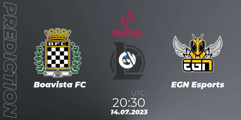 Prognoza Boavista FC - EGN Esports. 23.06.2023 at 20:30, LoL, LPLOL Split 2 2023 - Group Stage