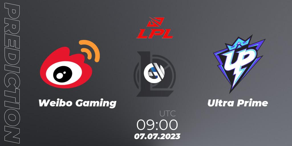 Prognoza Weibo Gaming - Ultra Prime. 07.07.23, LoL, LPL Summer 2023 Regular Season