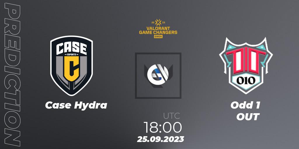Prognoza Case Hydra - Odd 1 OUT. 25.09.2023 at 18:00, VALORANT, VCT 2023: Game Changers EMEA Stage 3 - Group Stage