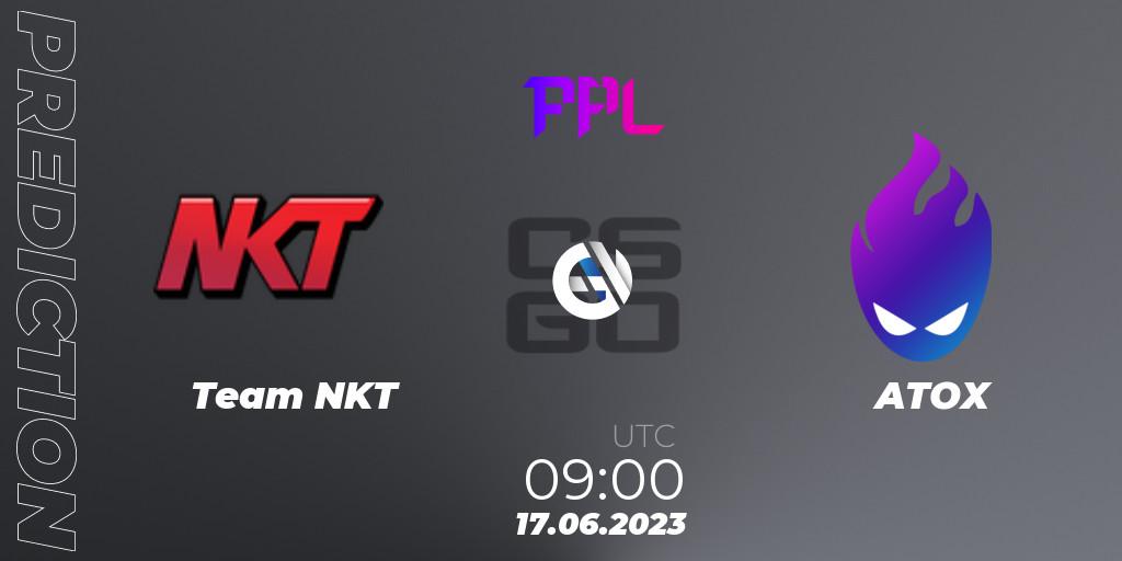 Prognoza Team NKT - ATOX. 17.06.2023 at 09:00, Counter-Strike (CS2), Perfect World Arena Premier League Season 4