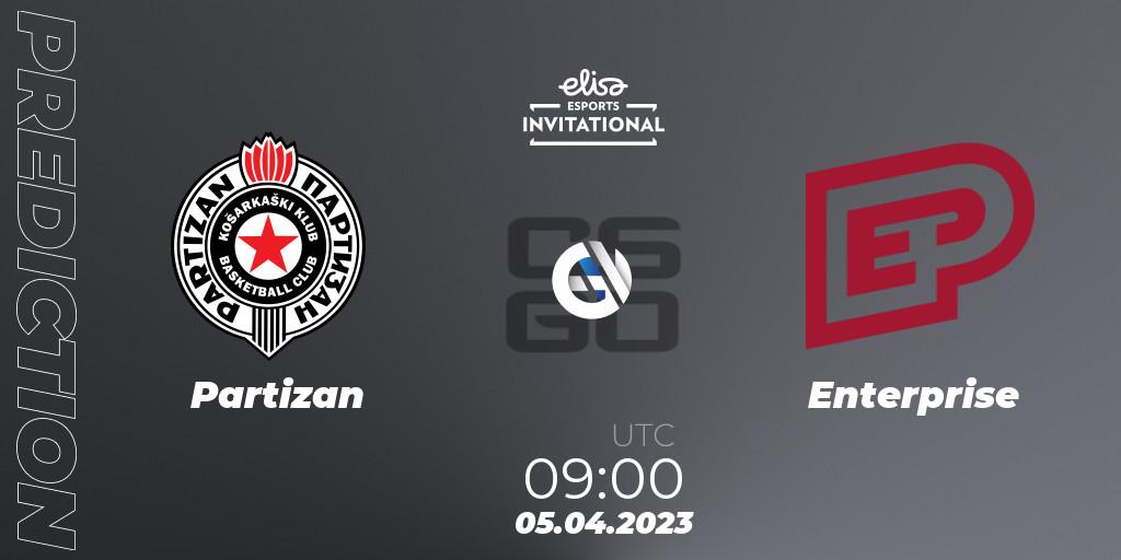 Prognoza Partizan - Enterprise. 05.04.23, CS2 (CS:GO), Elisa Invitational Spring 2023 Contenders