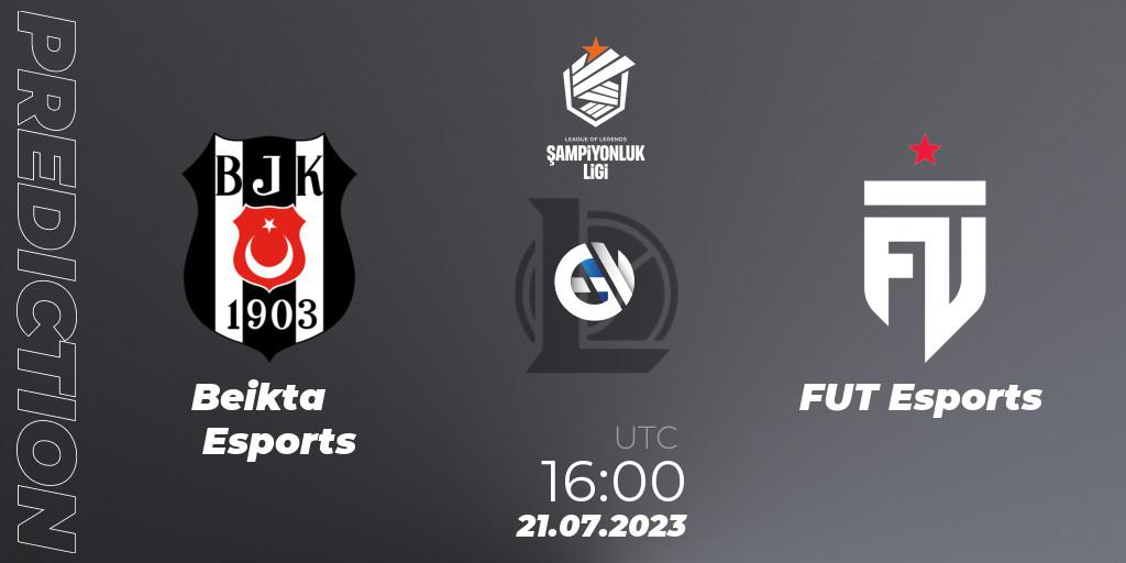 Prognoza Beşiktaş Esports - FUT Esports. 21.07.2023 at 16:00, LoL, TCL Summer 2023 - Group Stage