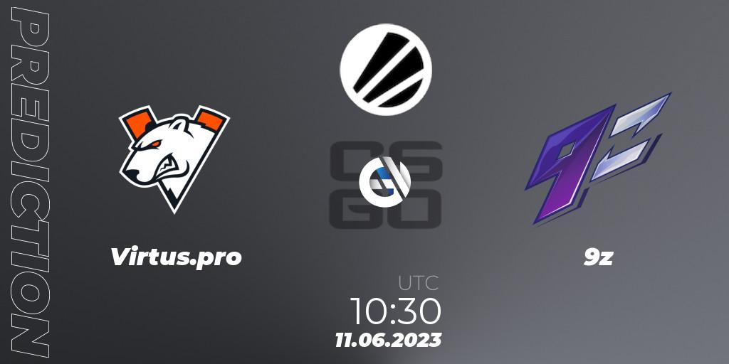 Prognoza Virtus.pro - 9z. 11.06.23, CS2 (CS:GO), ESL Challenger Katowice 2023