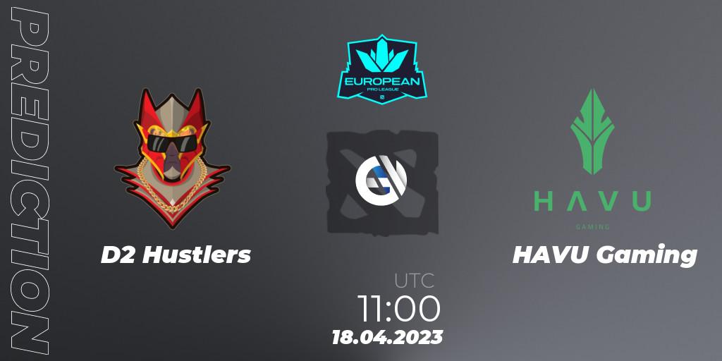 Prognoza D2 Hustlers - HAVU Gaming. 18.04.23, Dota 2, European Pro League Season 8