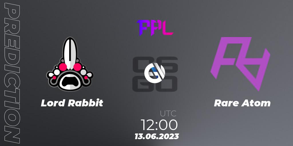 Prognoza Lord Rabbit - Rare Atom. 13.06.23, CS2 (CS:GO), Perfect World Arena Premier League Season 4