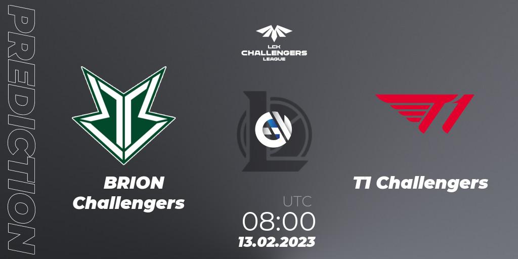 Prognoza Brion Esports Challengers - T1 Challengers. 13.02.2023 at 07:20, LoL, LCK Challengers League 2023 Spring
