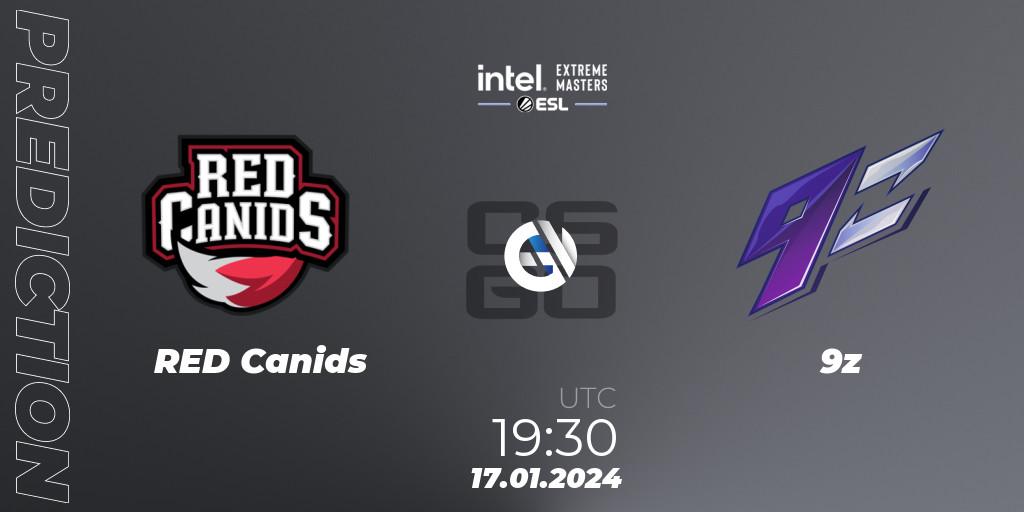 Prognoza RED Canids - 9z. 17.01.2024 at 19:30, Counter-Strike (CS2), Intel Extreme Masters China 2024: South American Closed Qualifier