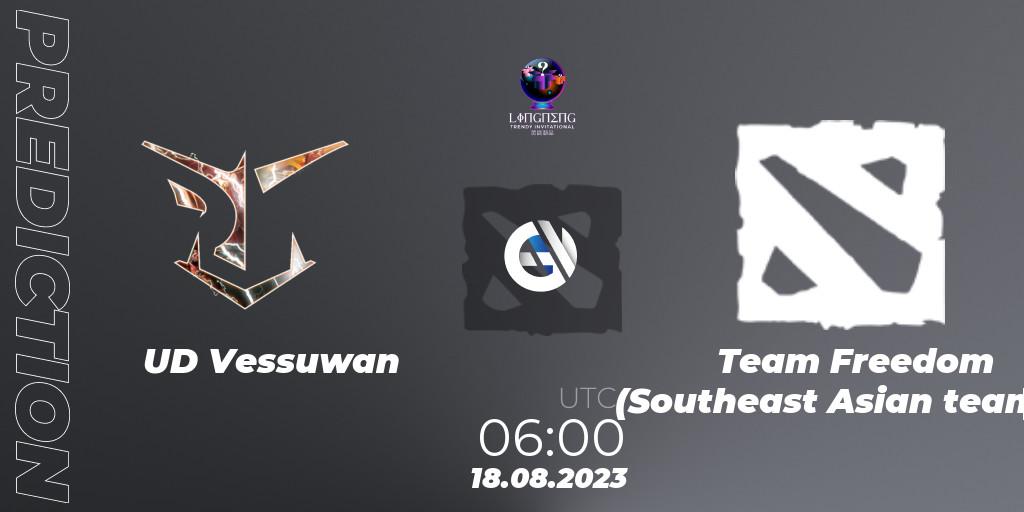 Prognoza UD Vessuwan - Team Freedom (Southeast Asian team). 23.08.23, Dota 2, LingNeng Trendy Invitational