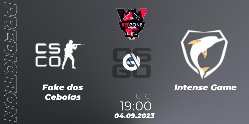 Prognoza Fake dos Cebolas - Intense Game. 04.09.2023 at 19:00, Counter-Strike (CS2), RedZone PRO League 2023 Season 6