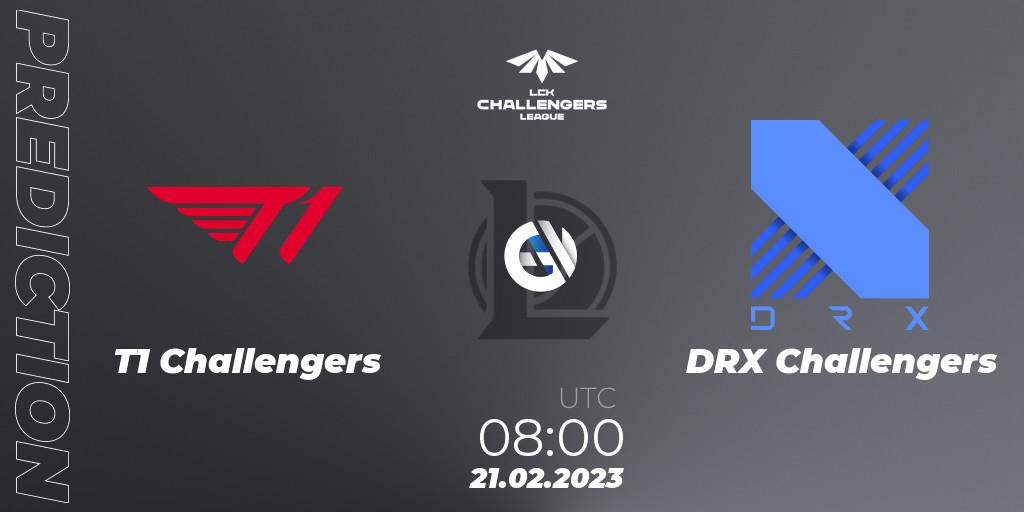 Prognoza T1 Challengers - DRX Challengers. 21.02.23, LoL, LCK Challengers League 2023 Spring