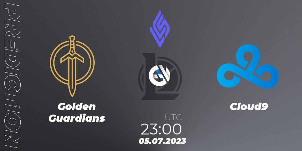 Prognoza Golden Guardians - Cloud9. 06.07.2023 at 00:00, LoL, LCS Summer 2023 - Group Stage