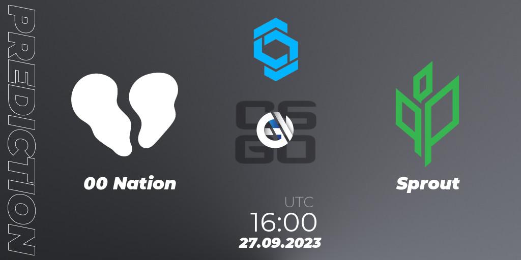 Prognoza 00 Nation - Sprout. 28.09.2023 at 10:00, Counter-Strike (CS2), CCT East Europe Series #2