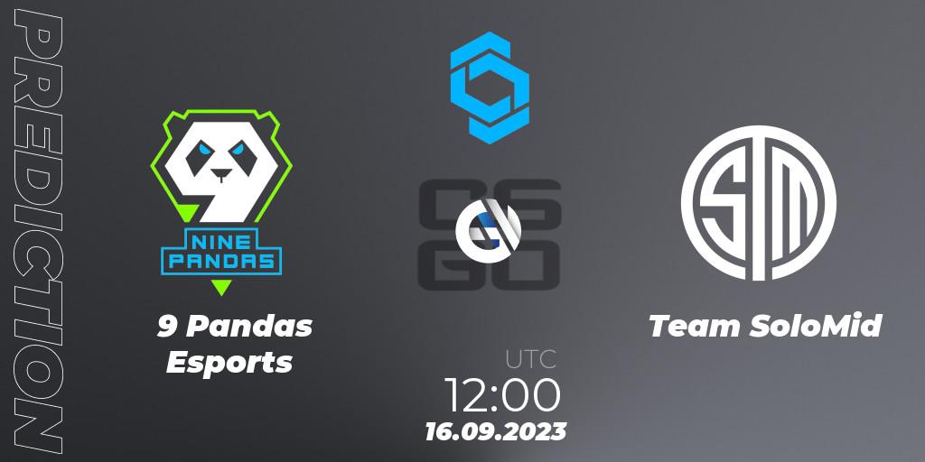 Prognoza 9 Pandas Esports - Team SoloMid. 16.09.2023 at 12:10, Counter-Strike (CS2), CCT East Europe Series #2