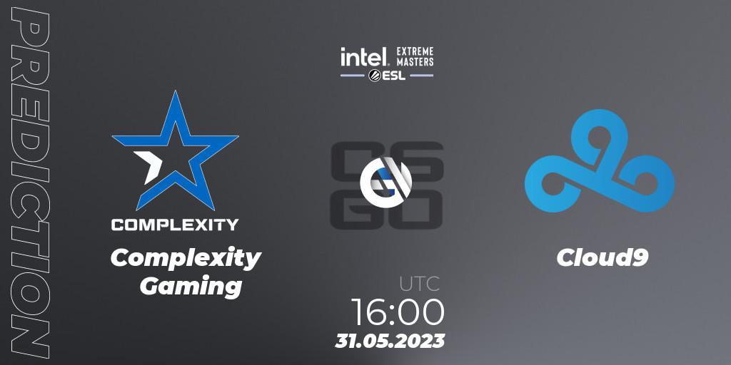 Prognoza Complexity Gaming - Cloud9. 31.05.2023 at 16:00, Counter-Strike (CS2), IEM Dallas 2023
