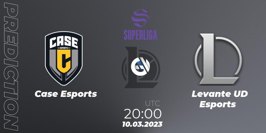 Prognoza Case Esports - Levante UD Esports. 10.03.2023 at 20:00, LoL, LVP Superliga 2nd Division Spring 2023 - Group Stage