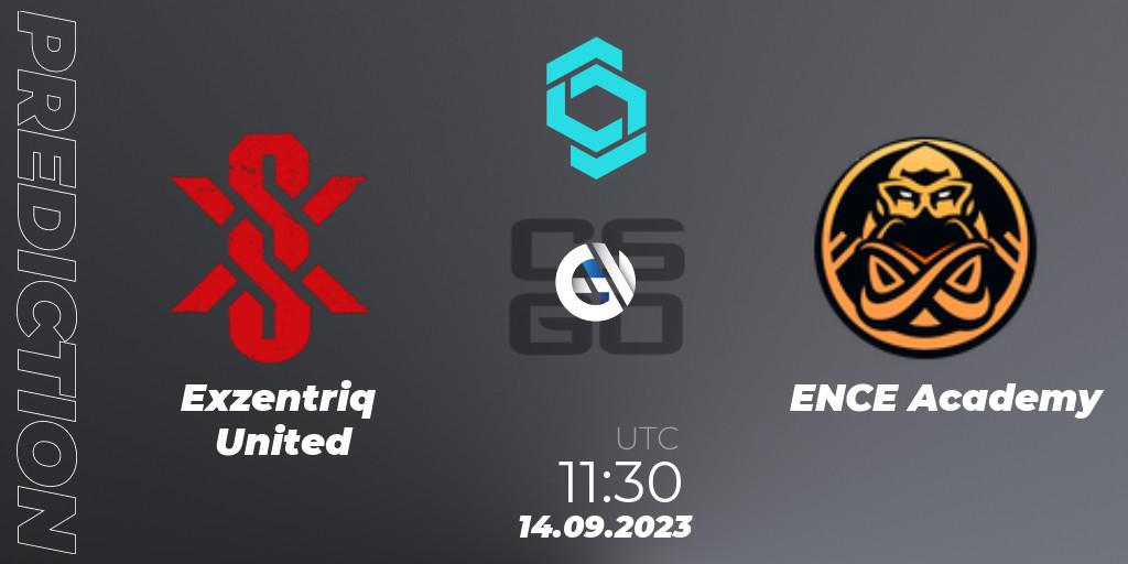 Prognoza Exzentriq United - ENCE Academy. 14.09.2023 at 11:55, Counter-Strike (CS2), CCT North Europe Series #8: Closed Qualifier