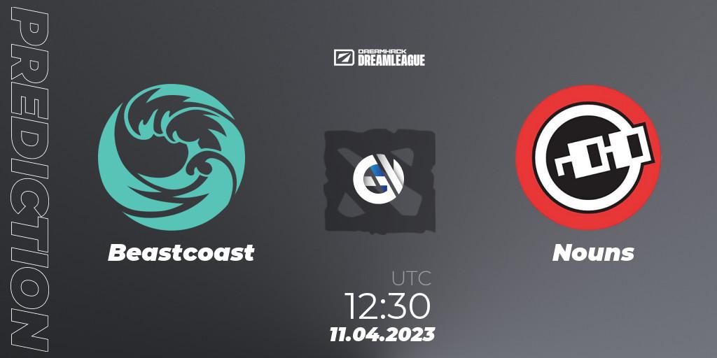Prognoza Beastcoast - Nouns. 11.04.23, Dota 2, DreamLeague Season 19 - Group Stage 1