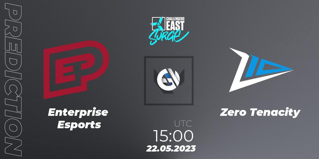 Prognoza Enterprise Esports - Zero Tenacity. 22.05.2023 at 14:00, VALORANT, VALORANT Challengers 2023 East: Surge Split 2 - Playoffs