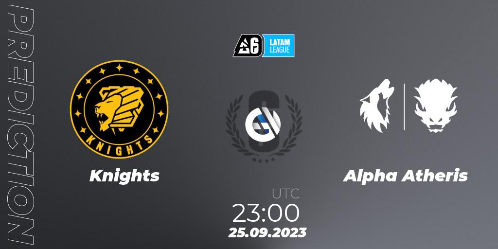 Prognoza Knights - Alpha Atheris. 26.09.23, Rainbow Six, LATAM League 2023 - Stage 2