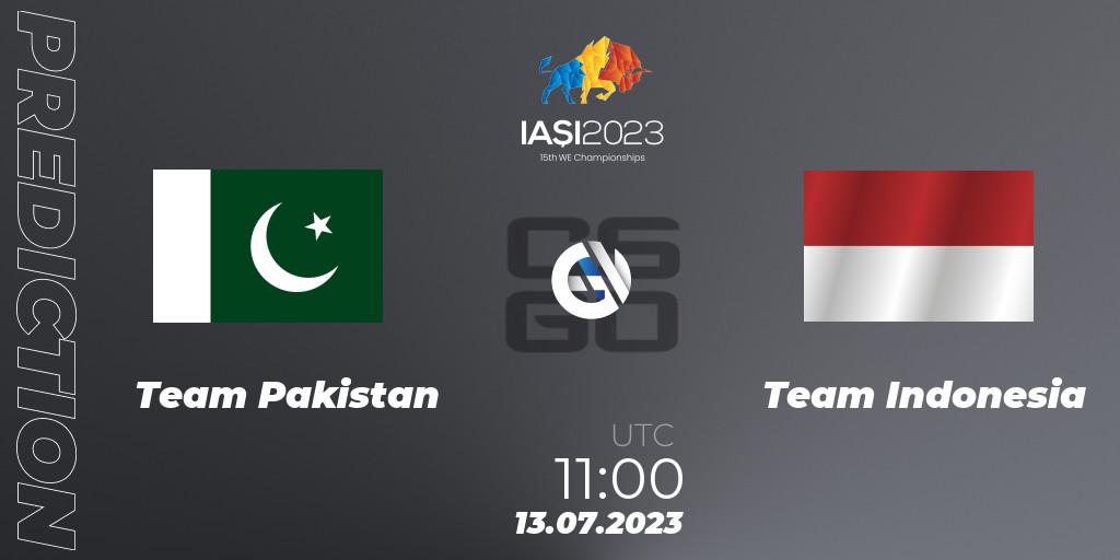 Prognoza Team Pakistan - Team Indonesia. 13.07.2023 at 11:00, Counter-Strike (CS2), IESF Asian Championship 2023