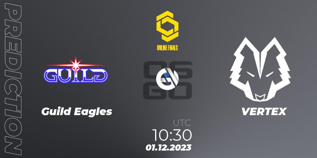 Prognoza Guild Eagles - VERTEX. 01.12.23, CS2 (CS:GO), CCT Online Finals #5