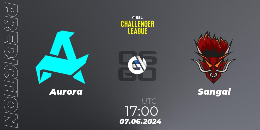 Prognoza Aurora - Sangal. 07.06.2024 at 17:30, Counter-Strike (CS2), ESL Challenger League Season 47: Europe