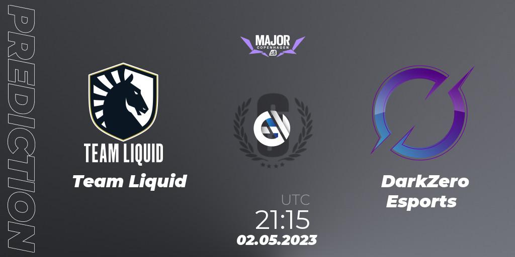 Prognoza Team Liquid - DarkZero Esports. 02.05.2023 at 19:50, Rainbow Six, BLAST R6 Major Copenhagen 2023
